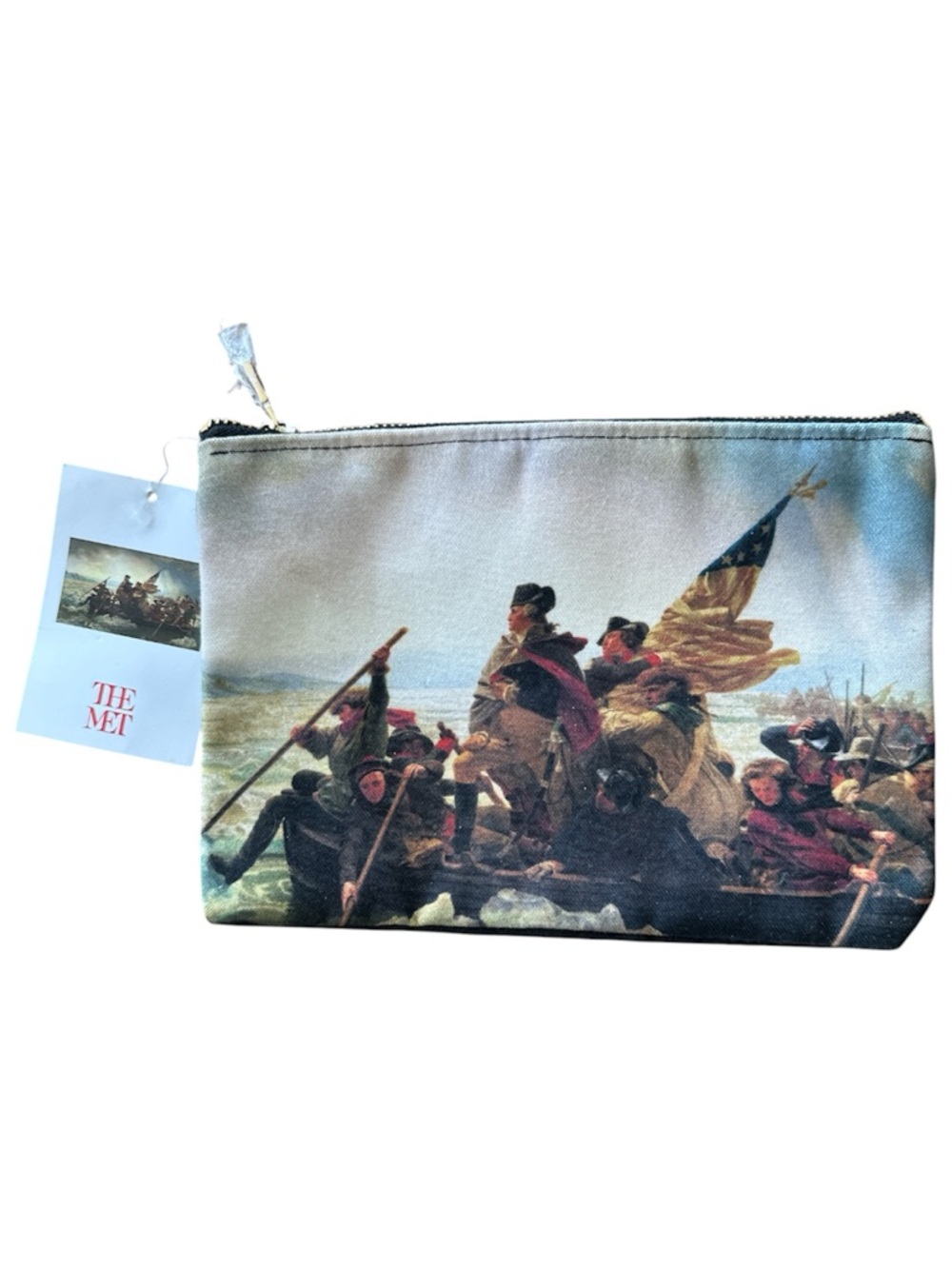 Metropolitan Museum of Art Washington Crossing the Delaware Zipper Pouch